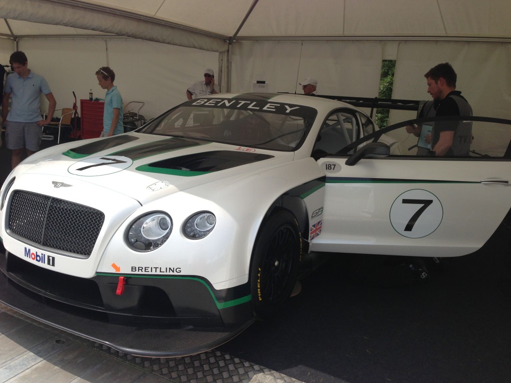 Bentley Continental GT3 debut at Goodwood Festival of Speed 2013
