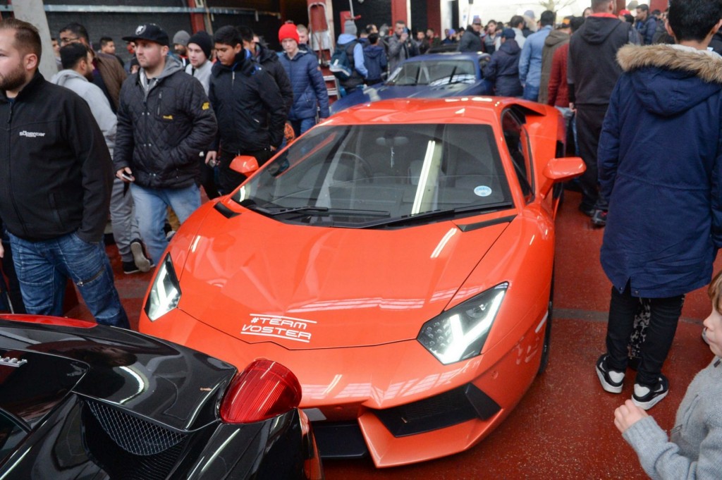 Orange Lamborghini Aventador, picture courtesy of Birmingham Mail