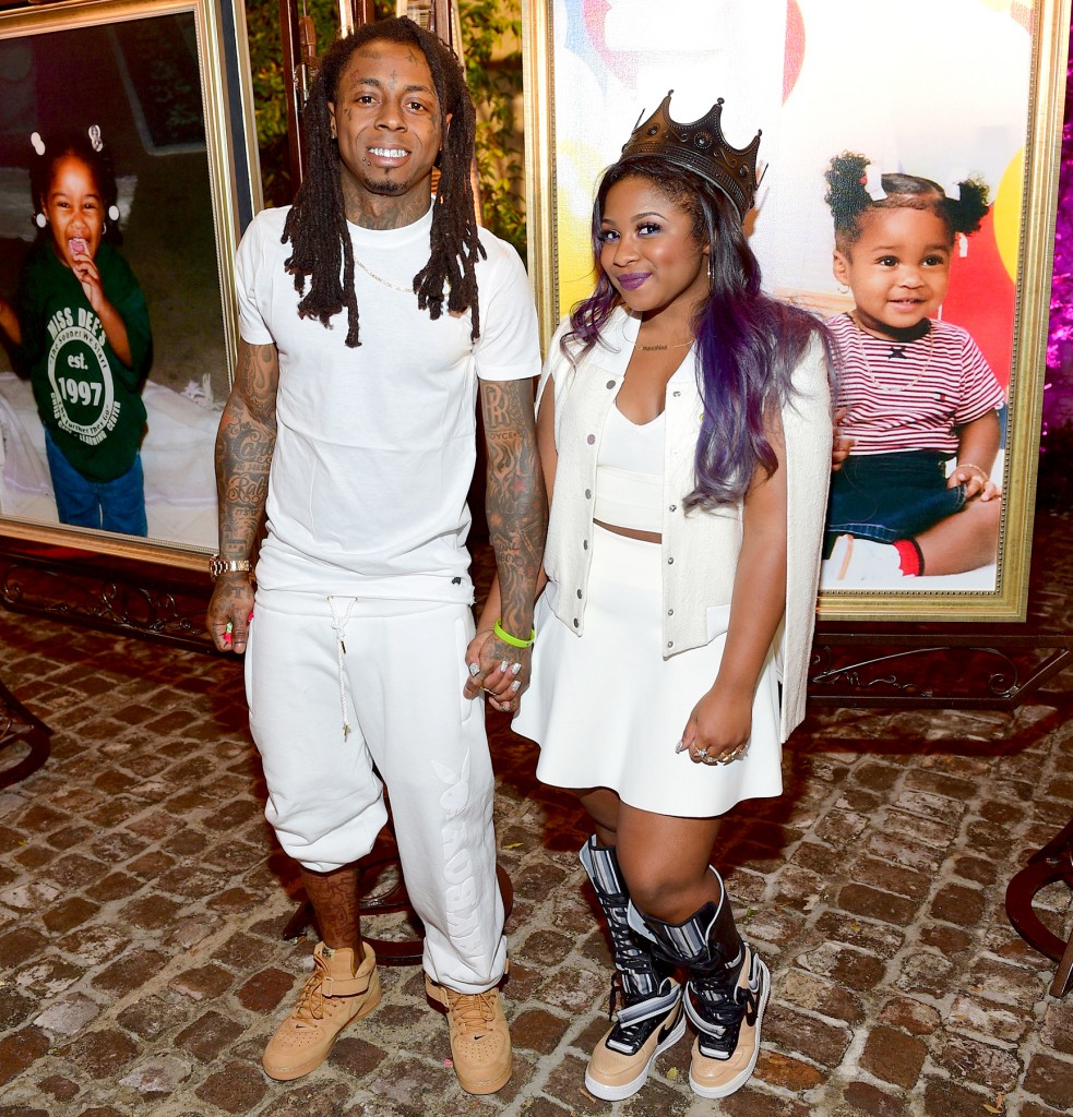 Lil Wayne and his 16 year old daughter