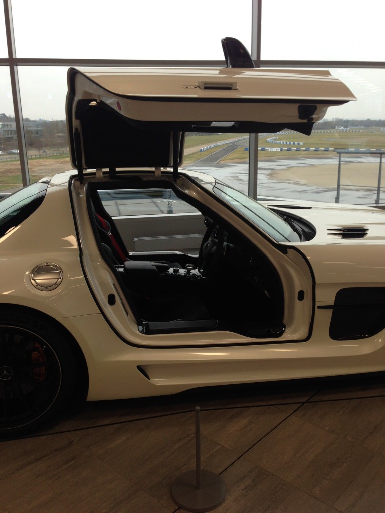 Gullwings up on the SLS Black Series