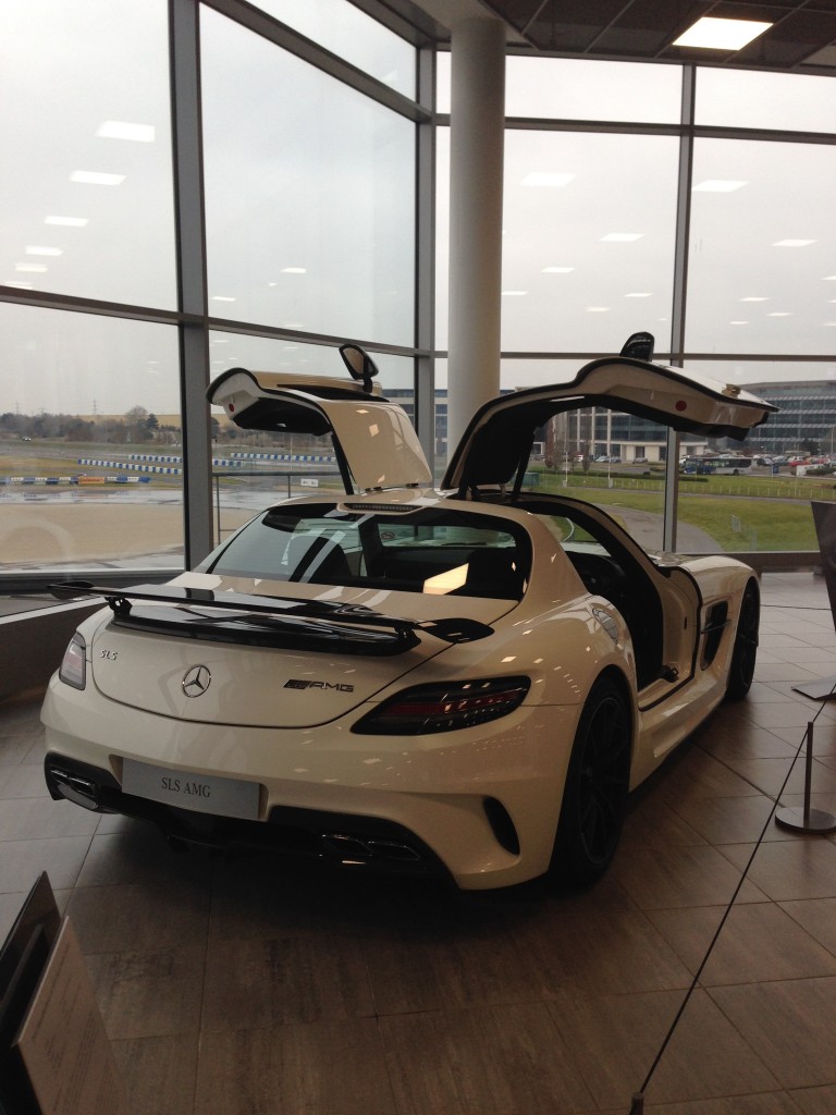 Rear view of the SLS Black Series