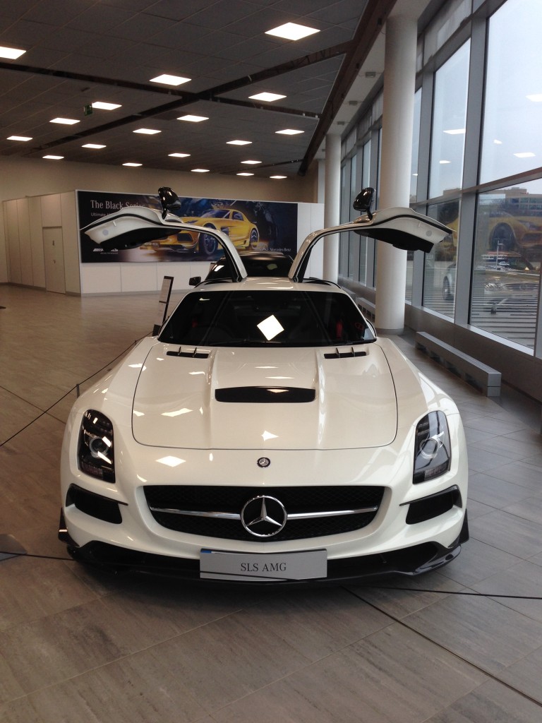 Front view of the SLS Black Series