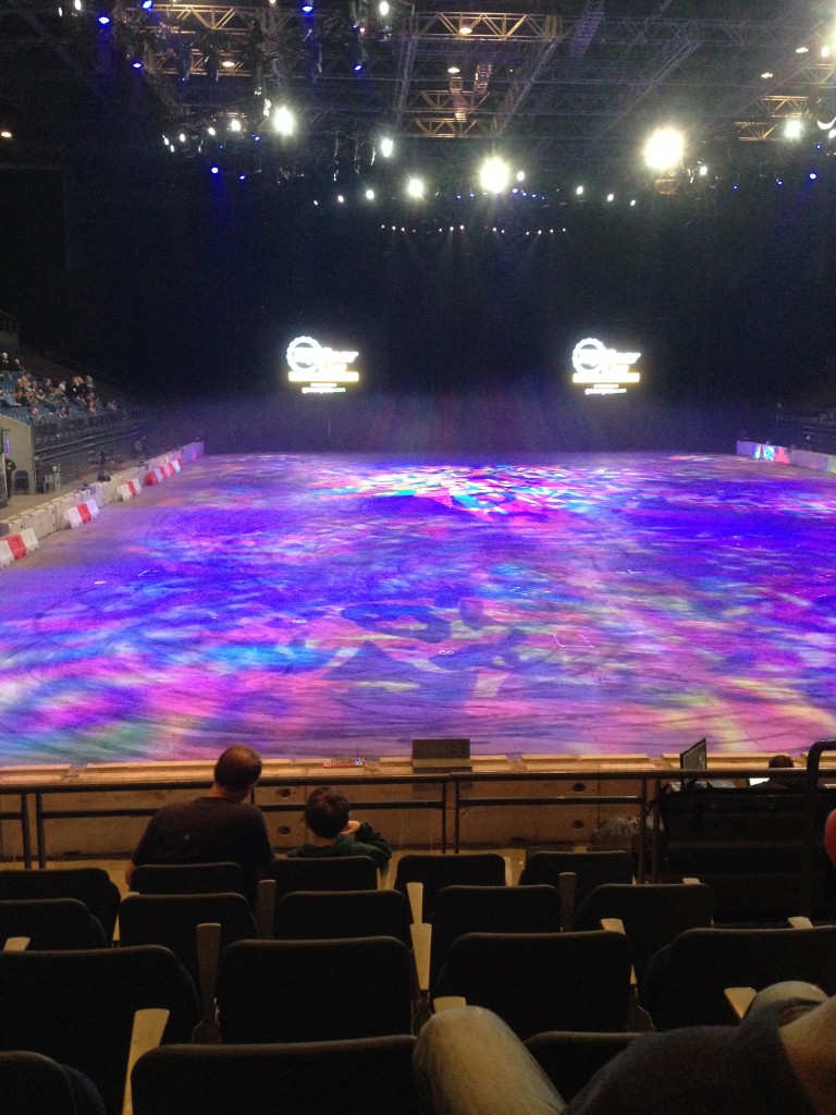 View of the arena from The Car Spotter's seat