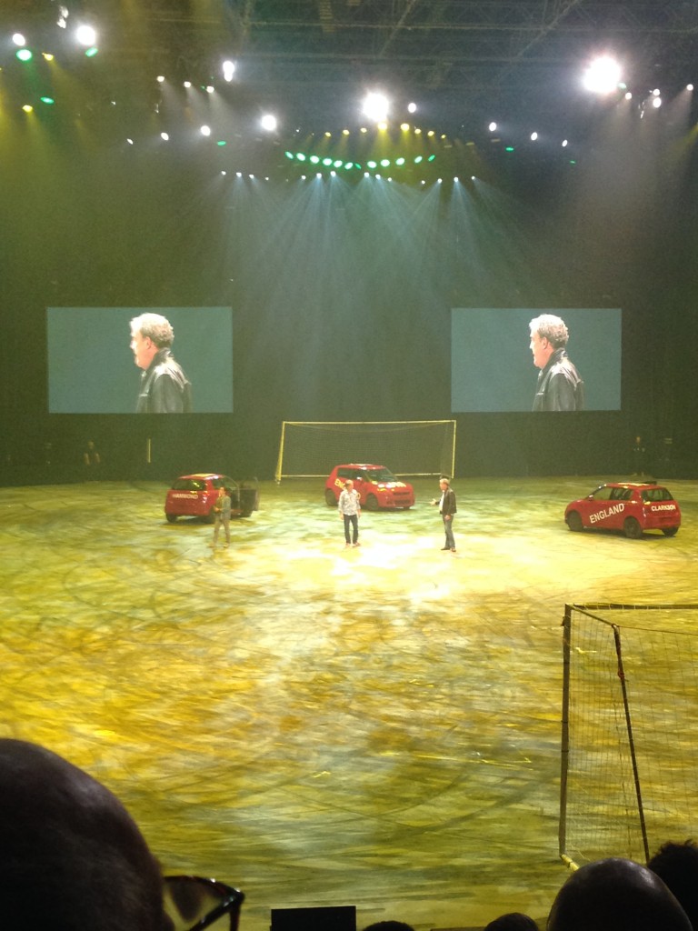 The presenters end the Top Gear Live show