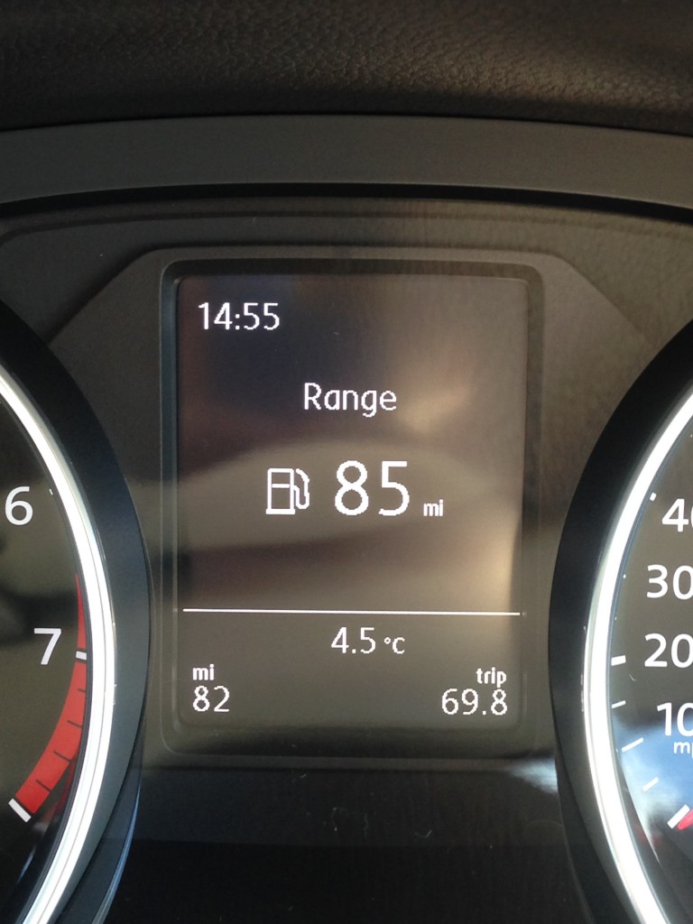 Less than 100 miles on the 15 plate VW Polo