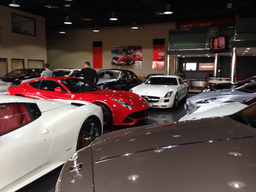 One of The Car Spotter's first photos at Al-Ain Class Motors, Dubai