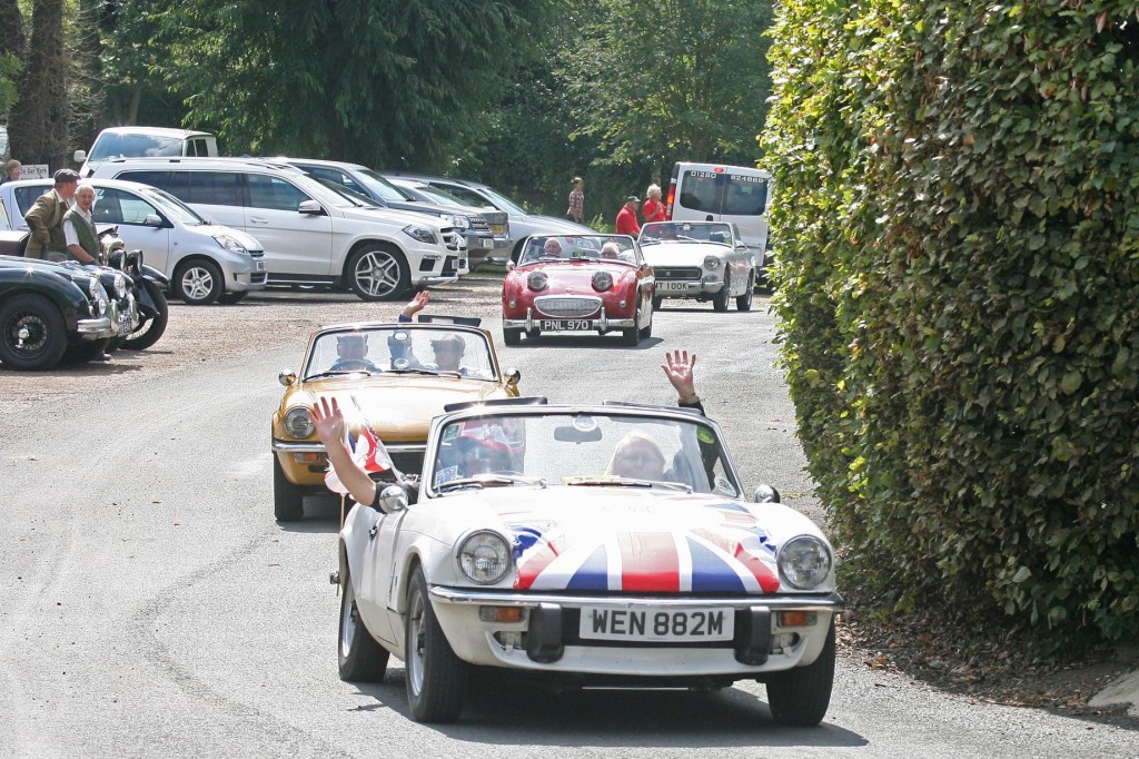 Classic cars cruise through Coventry at the Coventry Classic Car Run 2013