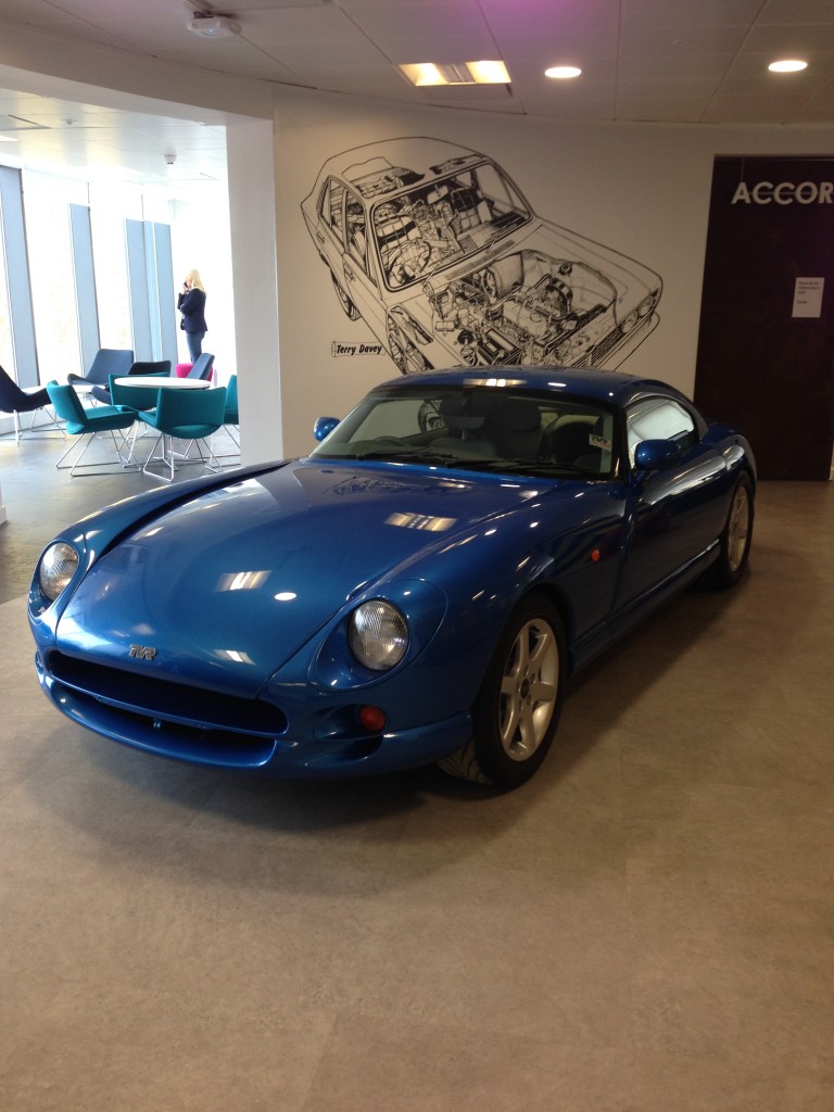 Front quarter of the TVR Cerbera