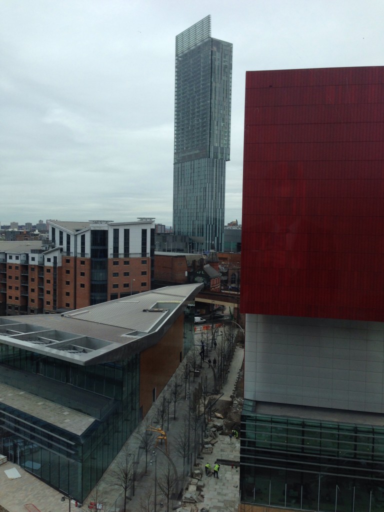 View from the 6th floor looking towards The Hilton