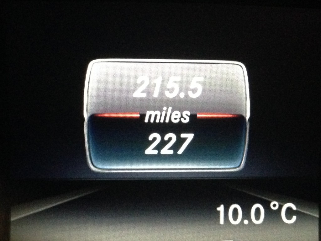 Delivery miles on the car